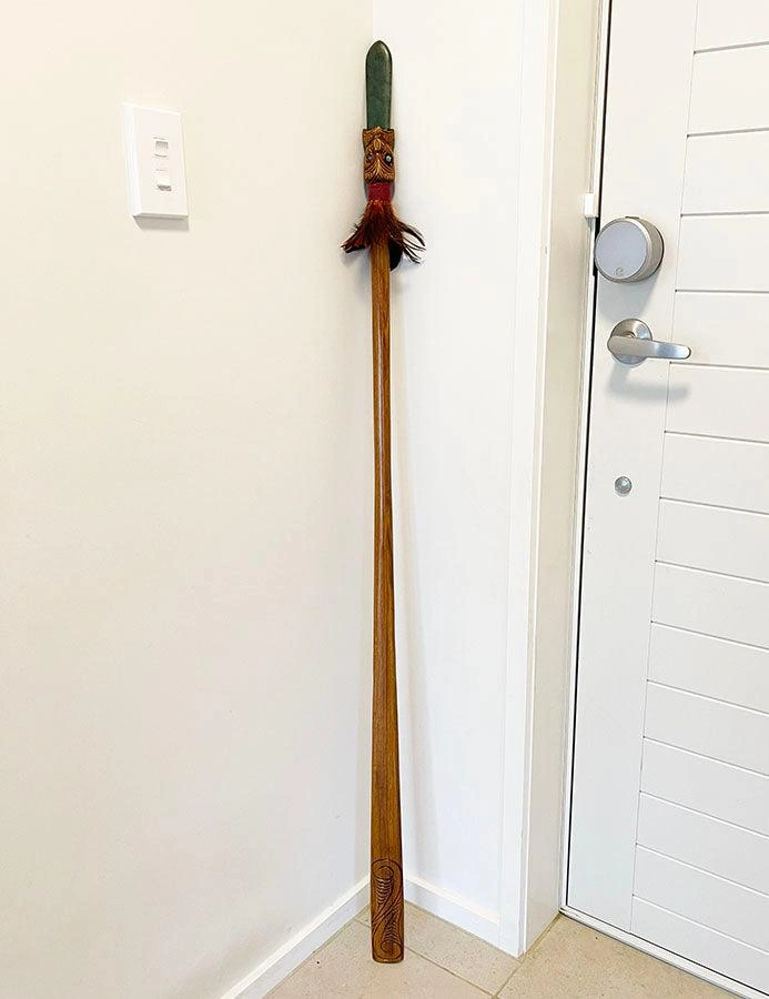Legacy Taitaia Staff with Emerald Stone Detail