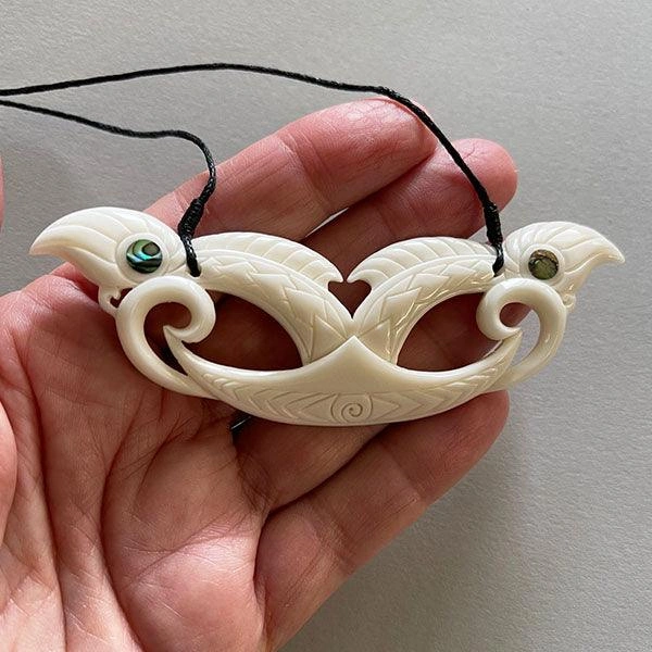 Maori Manaia: Sacred Bone Necklace - Own a Piece of Heritage!